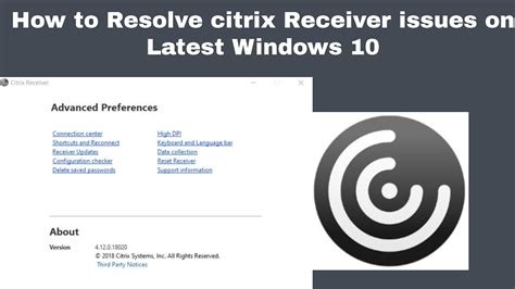 unable to detect citrix receiver